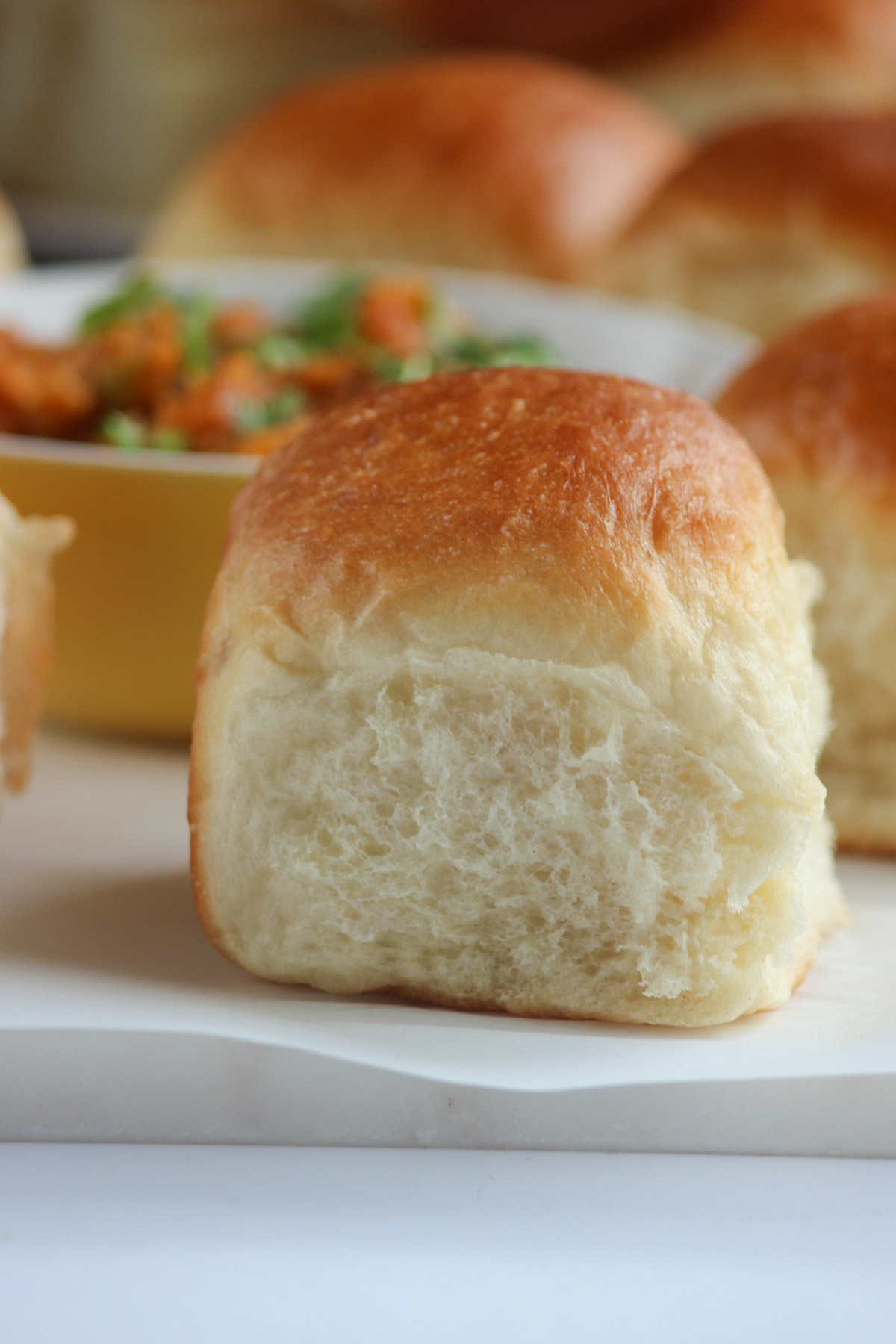 Pav / Ladi Pav / Eggless Dinner Rolls – Vege Home Cooking