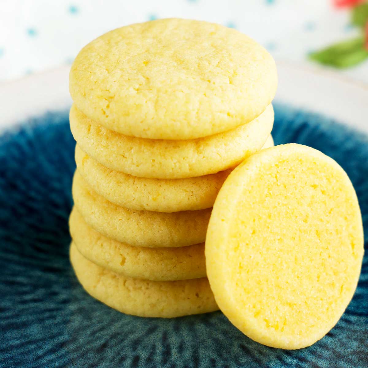 Eggless Lemon Cookies / Lemon Cookies Recipe