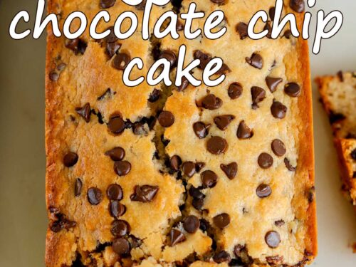 Chocolate Chip Lemon Pound Cake - Desserts Required