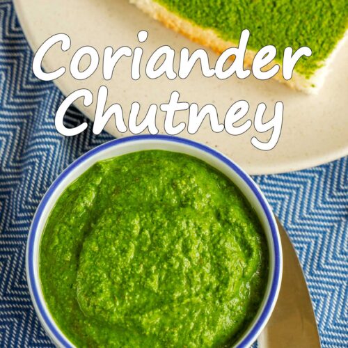 Coriander Chutney Cilantro Chutney Vege Home Cooking