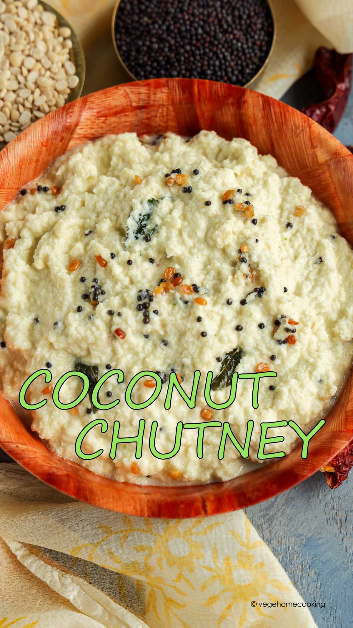 Coconut Chutney / How To Make Coconut Chutney