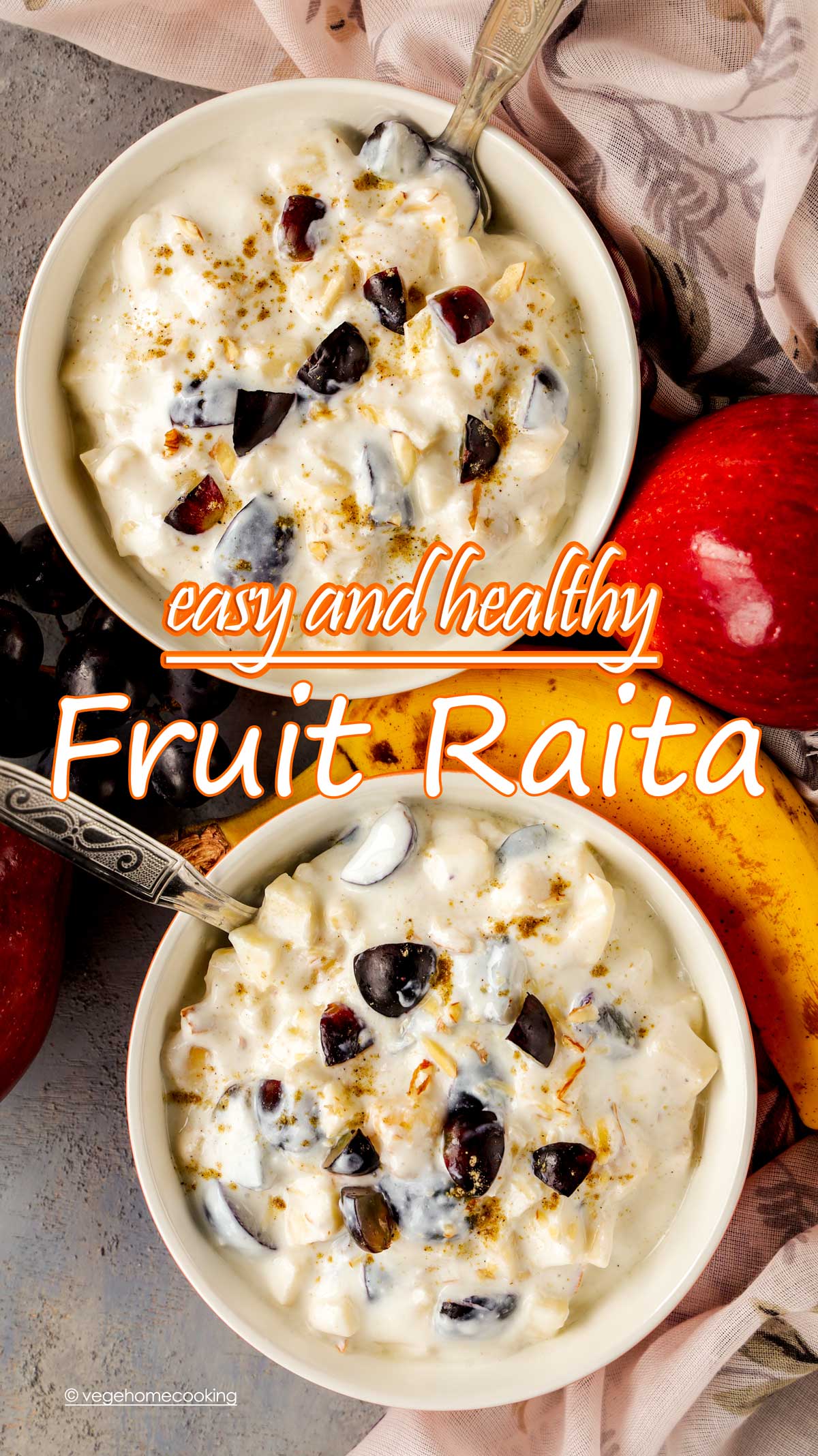Fruit Raita / Healthy Mixed Fruit Raita – Vege home cooking