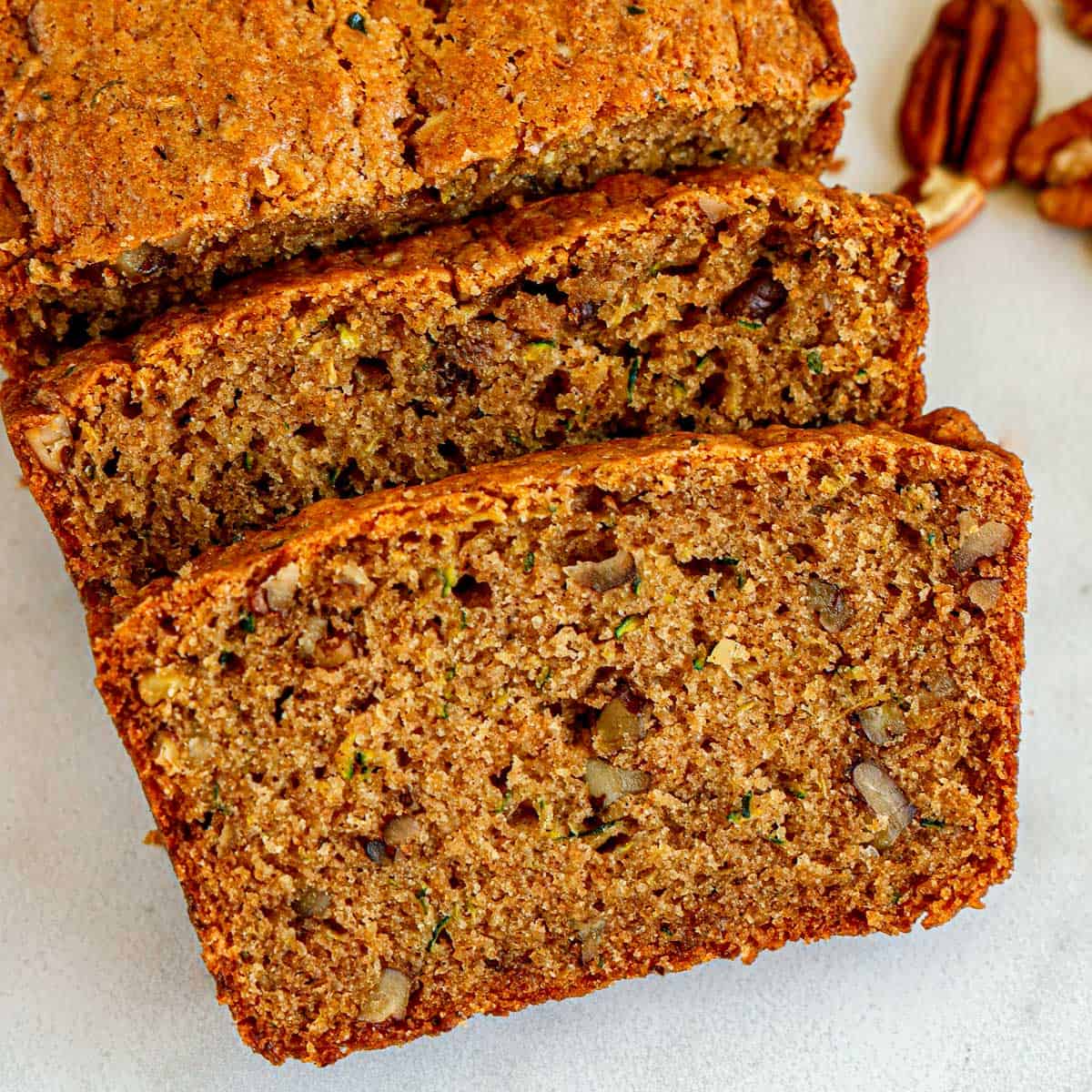 Eggless Zucchini Bread / Easy Eggless Zucchini Loaf