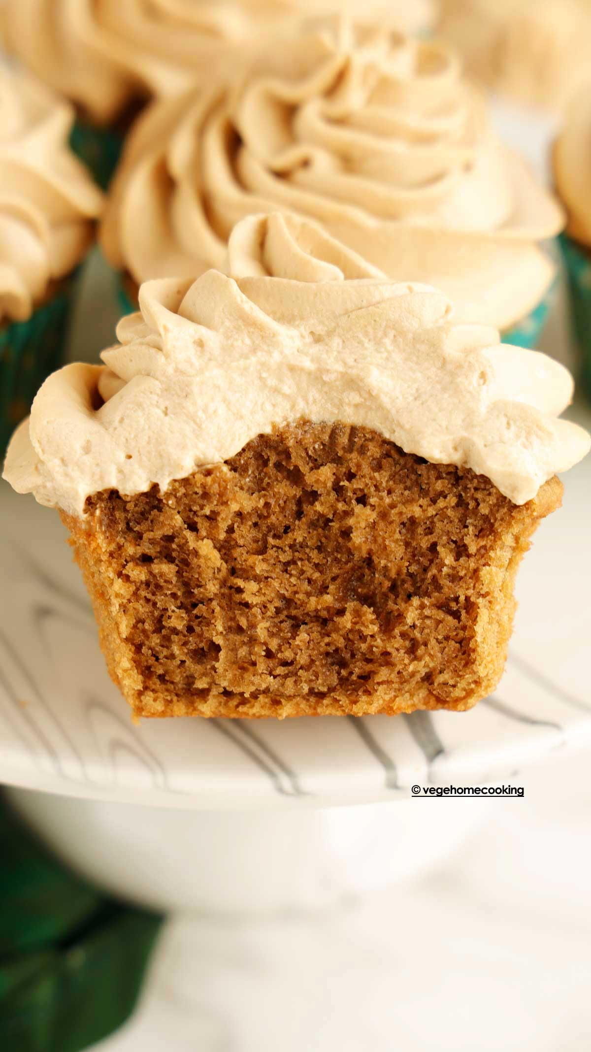 Coffee Cupcakes (Eggless)