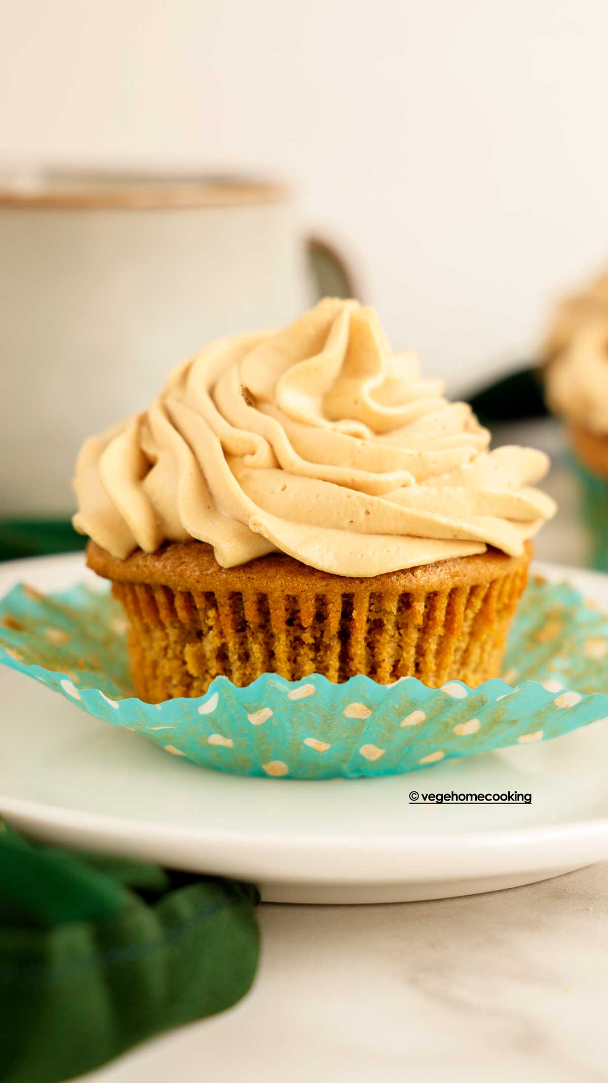 Coffee Cupcakes (Eggless)