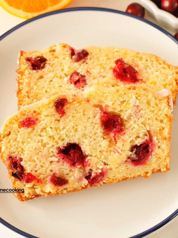 The Best Vegan Cranberry Cake